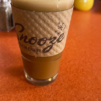 Snooze, an A.M. Eatery - Dirty chai - Breakfast & Brunch Near Me - Tustin, California Snooze, an A.M. Eatery - Dirty chai - Breakfast & Brunch Near Me - Tustin, California