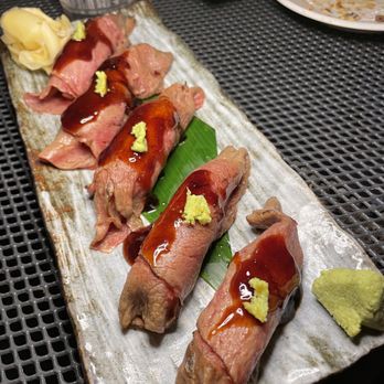 Zigu - beef nigiri - Seafood Near Me - Honolulu, Hawaii