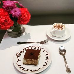 Giannfranco's Trattoria - Homemade Tiramisu + Cappucino = Match made in Heaven!