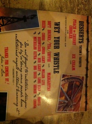 Menu photo 8 Cagle Steaks Lubbock, TX