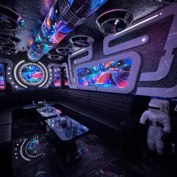 Mukgo Nolza - VIP Room themed space and astronauts - Karaoke Near Me - Las Vegas, Nevada