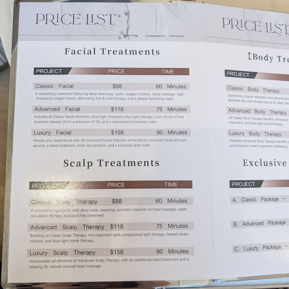 Synergy Spa - Facial options - Day Spas Near Me - Pasadena, California Synergy Spa - Facial options - Day Spas Near Me - Pasadena, California