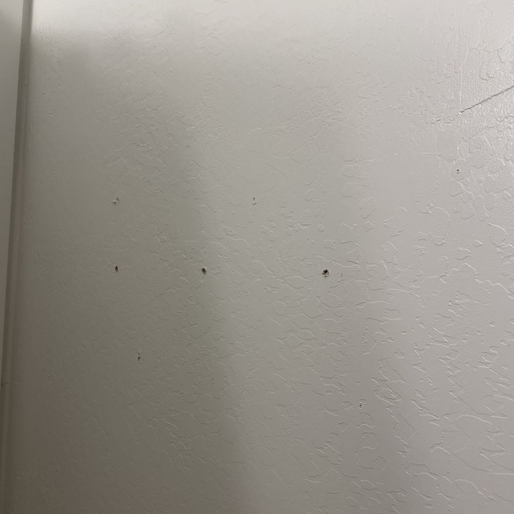 Hampton Meridian - Unpatched holes from previous tenant - Apartments Near Me - Apache Junction, Arizona Hampton Meridian - Unpatched holes from previous tenant - Apartments Near Me - Apache Junction, Arizona