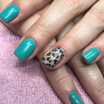 Sweet Rose Nails - Hard gel with nail art - Nail Salons Near Me - Temecula, California