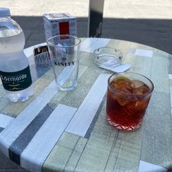 Bar Remo - Negroni and sparkling water