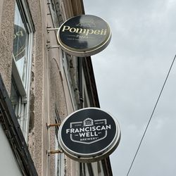 Franciscan Well Brewery - Out front signage