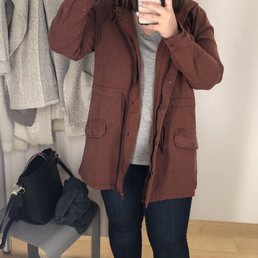 Copper colored fall jacket