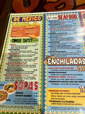 Menu photo 2 El Toreo Ocala, FL Menu photo 2 El Toreo Ocala, FL