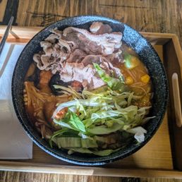 Tom Yum Soup with Beef Slices Tom Yum Soup with Beef Slices