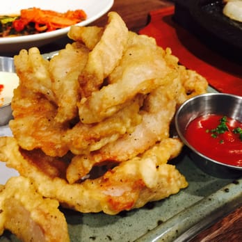 Five Senses - Hang-jung-sal (Pork neck) fries. - Korean Near Me - New York, New York