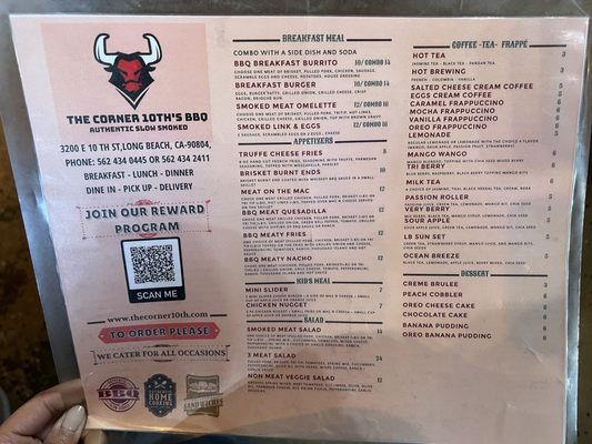 Menu photo 4 The Corner 10th's BBQ Long Beach, CA