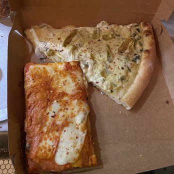 Artichoke Basille's Pizza - Vodka Sicilian Square and Artichoke Slice - Pizza Near Me - Berkeley, California