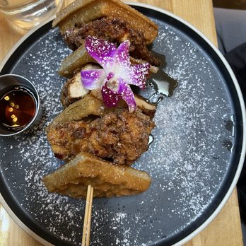 Eggy’s Neighborhood Kitchen - Chicken and waffles- crispy and tender! - Breakfast & Brunch Near Me - Berkeley, California Eggy’s Neighborhood Kitchen - Chicken and waffles- crispy and tender! - Breakfast & Brunch Near Me - Berkeley, California