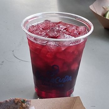 Barracuda Taco Stand - Their hibiscus drink, delicious and refreshing.  Not as tangy you might expect with the hibiscus, but very nice. - Tacos Near Me - New Orleans, Louisiana