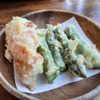M Tempura - Lobster and asparagus tempura - Japanese Near Me - Durham, North Carolina M Tempura - Lobster and asparagus tempura - Japanese Near Me - Durham, North Carolina