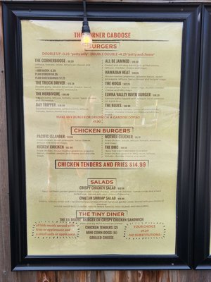 Menu photo 3 The Corner Caboose Port Angeles, WA Menu photo 3 The Corner Caboose Port Angeles, WA