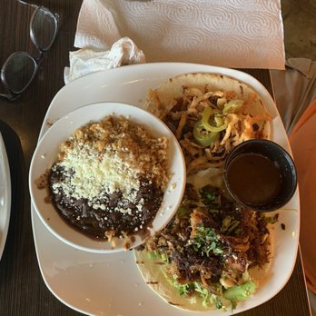 Willy Taco - Feed & Seed - The lunch special - the BRISKET BARBACOA and the SEOUL CITY tacos with a side of rice and beans - Tacos Near Me - Greenville, South Carolina Willy Taco - Feed & Seed - The lunch special - the BRISKET BARBACOA and the SEOUL CITY tacos with a side of rice and beans - Tacos Near Me - Greenville, South Carolina