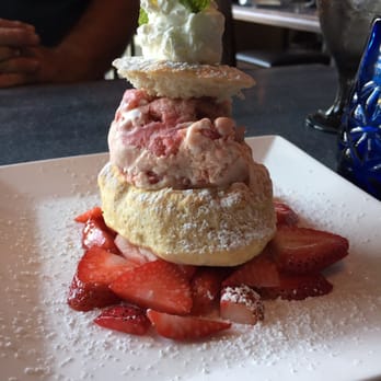 Riverwalk Restaurant - Strawberry semifreddo shortcake - New American Near Me - Yorktown, Virginia