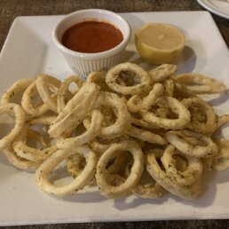 Over cooked Calamari, bummer