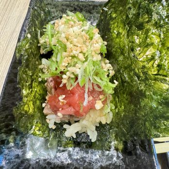 Yuubi Sushi - Toro hand roll - Sushi Bars Near Me - Beaverton, Oregon Yuubi Sushi - Toro hand roll - Sushi Bars Near Me - Beaverton, Oregon
