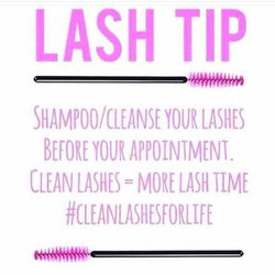 Lux Lashes and Brows - Lash care and application