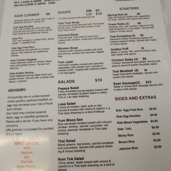 Thai Esan - Check out the heat ratings - Thai Near Me - Chattanooga, Tennessee Thai Esan - Check out the heat ratings - Thai Near Me - Chattanooga, Tennessee
