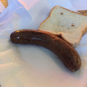 Hog Pen Bar-B-Q - Smoked boudin link - Barbeque Near Me - Conway, Arkansas