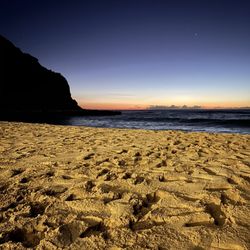 Papaoneone beach sunset