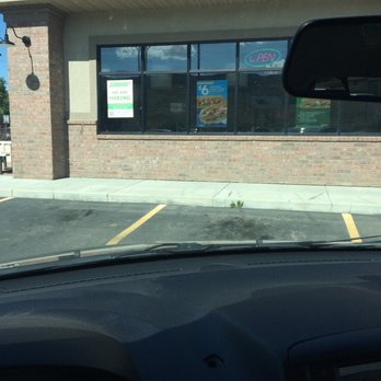 Subway - a view of a parking lot from inside a car - Sandwiches Near Me - Coalville, Utah