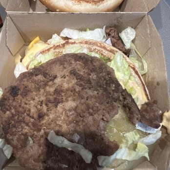 McDonald's - Why does it look like someone took a bite and put it back in the box - Fast Food Near Me - Robertsdale, Alabama