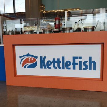 Kettlefish - a sign for a fish restaurant - Seafood Near Me - Silverdale, Washington