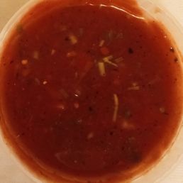 Medium size container mild salsa included with chips