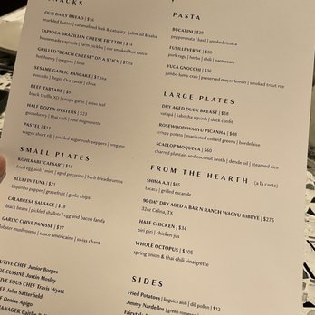 Meridian - Menu - New American Near Me - Dallas, Texas