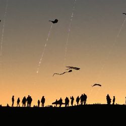 Outer Banks Blue Realty Services - Kites at Jockeys Ridge during the Christmas tree lighting