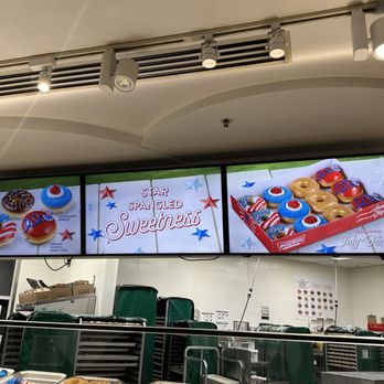 Krispy Kreme - Menu display - Donuts Near Me - Union City, California