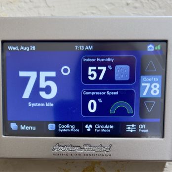 Just Right Services - New WiFi thermostat installed with heat pump. Having control via an app on my phone when away from home is a great feature. - Heating & Air Conditioning/HVAC Near Me - Laguna Hills, California Just Right Services - New WiFi thermostat installed with heat pump. Having control via an app on my phone when away from home is a great feature. - Heating & Air Conditioning/HVAC Near Me - Laguna Hills, California