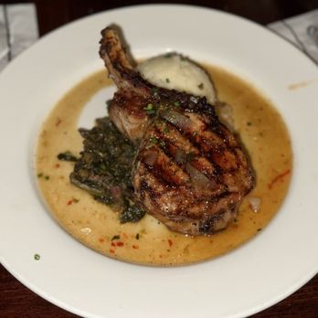 Muriel's Jackson Square - Double bone in pork chop, not hot. Mash potatoes were like play dough - Cajun/Creole Near Me - New Orleans, Louisiana Muriel's Jackson Square - Double bone in pork chop, not hot. Mash potatoes were like play dough - Cajun/Creole Near Me - New Orleans, Louisiana