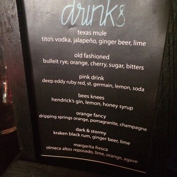 Drinks Lounge & Records - Todays drink options all sound delicious, how can I choose?! - Lounges Near Me - Austin, Texas Drinks Lounge & Records - Todays drink options all sound delicious, how can I choose?! - Lounges Near Me - Austin, Texas