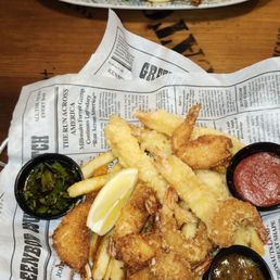 Shrimpers Heaven & Bourbon Street mahi and shrimp Shrimpers Heaven & Bourbon Street mahi and shrimp