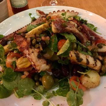 Herbstreet - Octopus salad for dinner - a bit oily but quite decent! - Cafes Near Me - Dublin, D