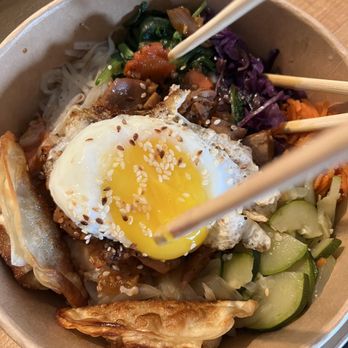 I-Ho's Korean Grill - This is a special... it's sautéed chicken with dumplings, and egg, and side! 10/10 - Korean Near Me - Bozeman, Montana I-Ho's Korean Grill - This is a special... it's sautéed chicken with dumplings, and egg, and side! 10/10 - Korean Near Me - Bozeman, Montana