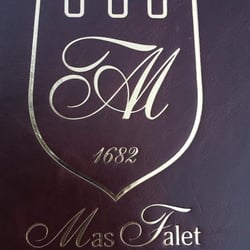 Mas Falet - Menu cover