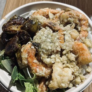 ON + ON Fresh Korean Kitchen - Garlic Shrimp bowl - Korean Near Me - West Covina, California ON + ON Fresh Korean Kitchen - Garlic Shrimp bowl - Korean Near Me - West Covina, California