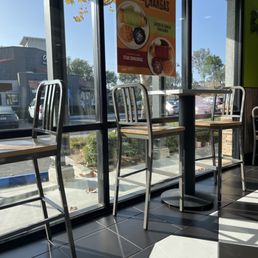 Baja Fresh dining room.