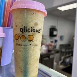Qlicious Bubble Tea & Pastries - Kumquat Passion Fruit Slush