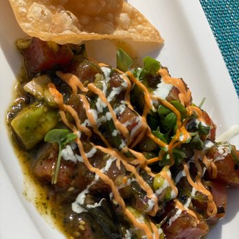 Shores Restaurant - Tuna and chips - New American Near Me - La Jolla, California Shores Restaurant - Tuna and chips - New American Near Me - La Jolla, California