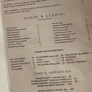 Sushisamba - Menu - Asian Fusion Near Me - Las Vegas, Nevada Sushisamba - Menu - Asian Fusion Near Me - Las Vegas, Nevada