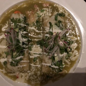 Javier's - Enchiladas Pueblo: Pair of enchiladas filled from opening to opening with Maine Lobster. - Mexican Near Me - Irvine, California Javier's - Enchiladas Pueblo: Pair of enchiladas filled from opening to opening with Maine Lobster. - Mexican Near Me - Irvine, California
