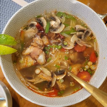 Thai Diva Cuisine - Tom Yum * Soup (pork belly) - Thai Near Me - Woodside, New York Thai Diva Cuisine - Tom Yum * Soup (pork belly) - Thai Near Me - Woodside, New York