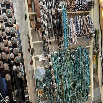 miner's claim - Shop's belts and beads up close - Jewelry Near Me - Truth or Consequences, New Mexico